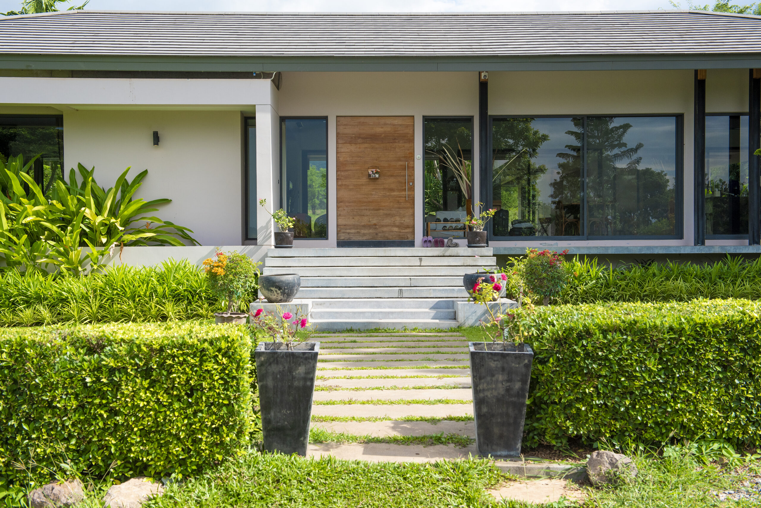 Beautiful Modern house in nature environment